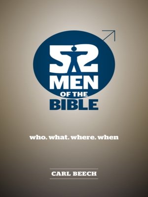 cover image of 52 Men of the Bible